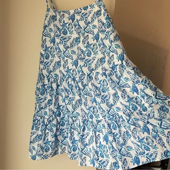 Lilly Pulitzer Alessia Dress Shell Collector Size Medium - Picture 12 of 13